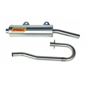 CURTIS SPARKS EXHAUST FOR TRX 250EX X4-0