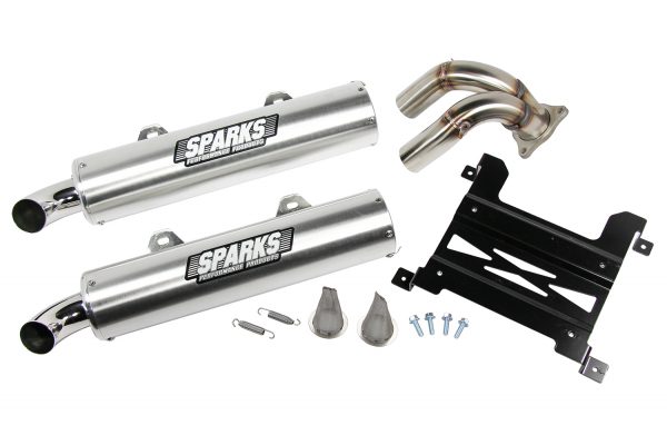 CURTIS SPARKS EXHAUST FOR RZR XP TURBO -0
