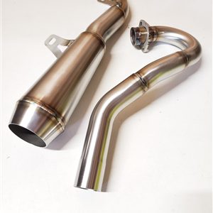 CRF 450R In frame drag pipe with megaphone (17 & UP)