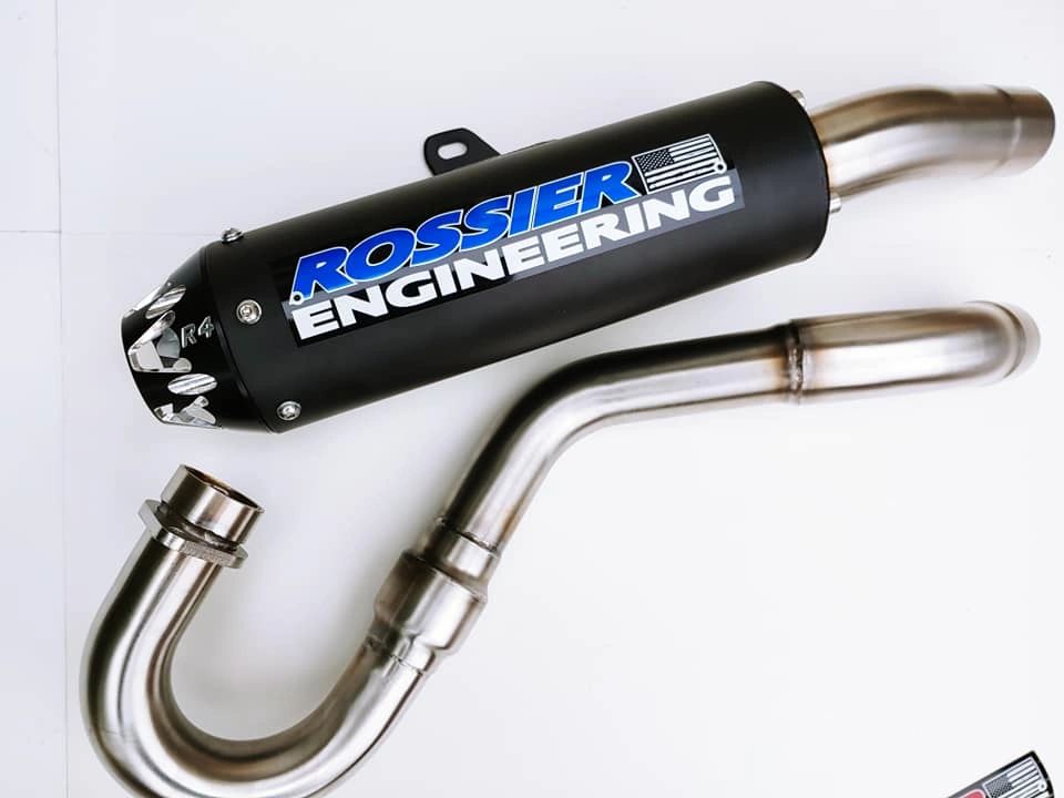 Rossier Rebel 4 Exhaust for YFZ 450 - Worldwide Performance Parts
