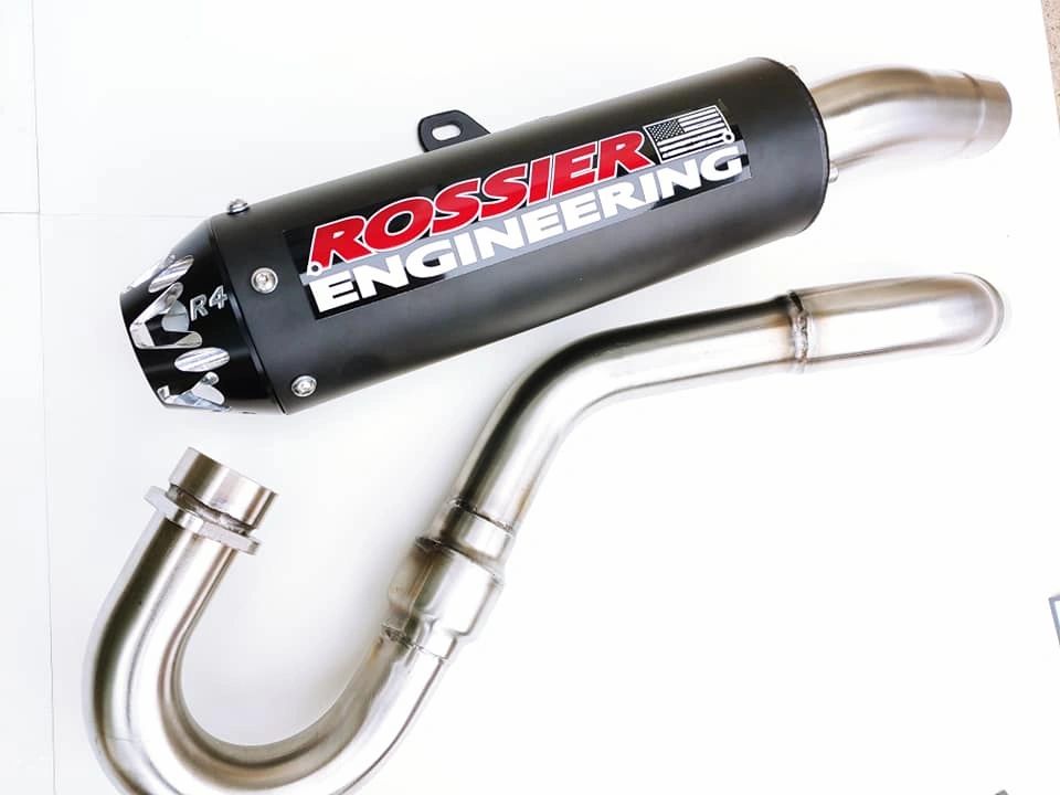 Rossier Rebel 4 Exhaust for YFZ 450 - Worldwide Performance Parts