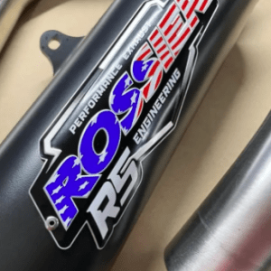 ROSSIER R5 EXHAUST FOR YFZ 450/YFZ 450R (CARBON ENDCAP)
