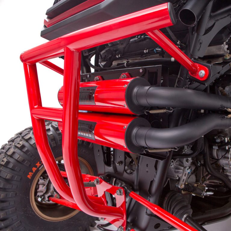 HMF Racing IQ Equipment Red Radiator Scoops For Polaris RZR RS1 - 9356984566